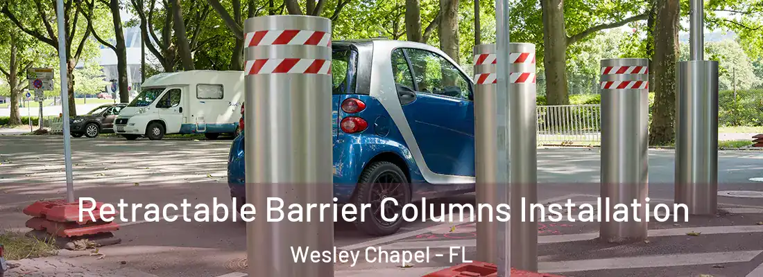 Retractable Barrier Columns Installation Wesley Chapel - FL